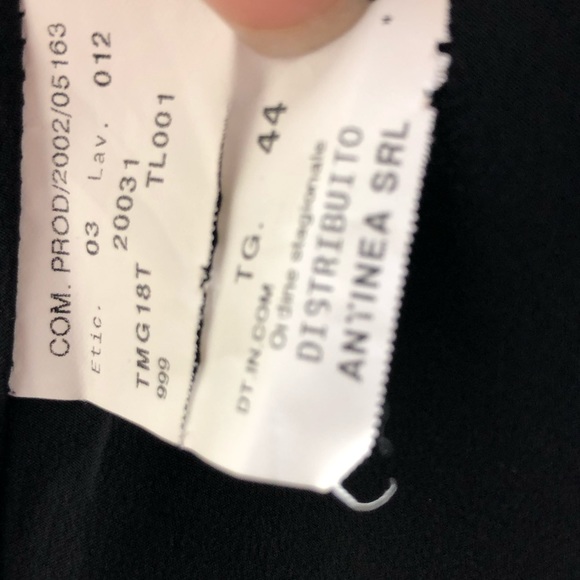 Armani Collezioni Black Peplum 3/4 Sleeve Jacket - Picture 7 of 7